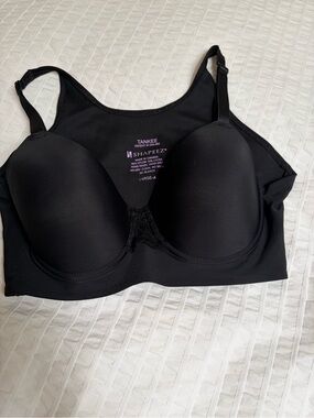 Tankee Shappeez Wireless Support Bra - Black large A